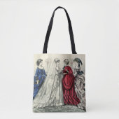  Victoriaans bruiloft Bridal-portret Tote Bag (Voorkant)