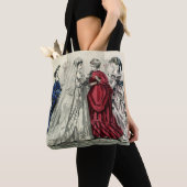  Victoriaans bruiloft Bridal-portret Tote Bag (Dichtbij)