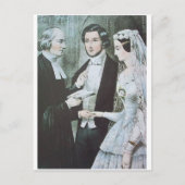 Victoriaans bruiloft Briefkaart (Voorkant)