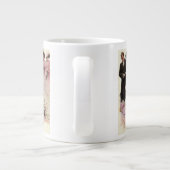  Victoriaans bruiloft-ceremonie Bride en Groom Grote Koffiekop (Achterkant)