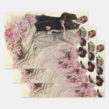  Victoriaans bruiloft-ceremonie Bride en Groom