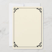  Victoriaans bruiloft-ceremonie Bride en Groom Kaart (Achterkant)