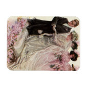 Victoriaans bruiloft-ceremonie Bride en Groom Magneet (Horizontaal)