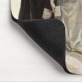  Victoriaans bruiloft-ceremonie Bride en Groom Muismat (Hoek)