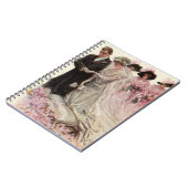  Victoriaans bruiloft-ceremonie Bride en Groom Notitieboek (Linkerzijde)