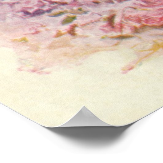  Victoriaans bruiloft-ceremonie Bride en Groom Poster (Hoek)