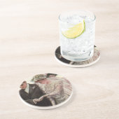  Victoriaans bruiloft-ceremonie Bride en Groom Zandsteen Onderzetter (Zijkant)