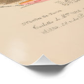 Victoriaans bruiloft  Franse Mode Ad Perfect Poster (Hoek)