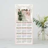 Victoriaans bruiloft - Kalender-Briefkaart (Staand voorkant)