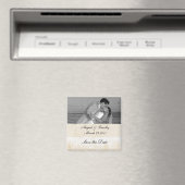 Victoriaans bruiloft sparen de Magnet van de Datum