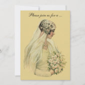 Victoriaans bruiloft Vrijgezellenfeest Kaart (Voorkant)