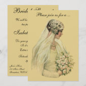  Victoriaans bruiloft Vrijgezellenfeest Kaart (Voorkant / Achterkant)