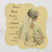  Victoriaans bruiloft Vrijgezellenfeest Kaart (Voorkant / Achterkant)