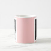 Victoriaans bruin zwart-wit, bloemen zachte poort koffiemok (Center)