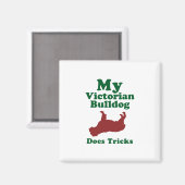 Victoriaans buldog magneet (Voorkant / Achterkant)