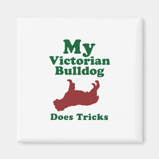 Victoriaans buldog magneet (Voorkant)