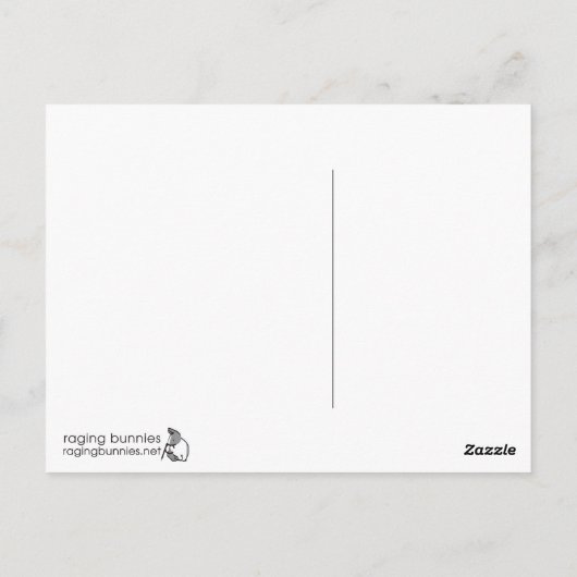 Victoriaans Bunneh Briefkaart (Achterkant)