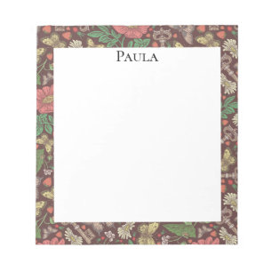 Victoriaans  Butterfly Old Keys White Daisies Notitieblok