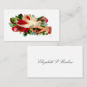 Victoriaans Calling Cards-May Joy Be around you Do Visitekaartje (Voorkant / Achterkant)