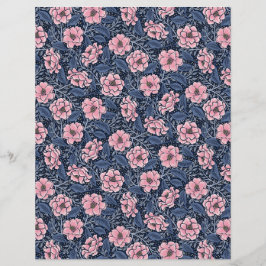 Victoriaans Camellia Bloemen Scrapbook Papier
