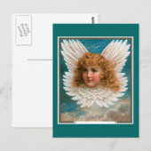 Victoriaans Cameo Post Card Briefkaart (Voorkant / Achterkant)