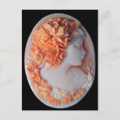 Victoriaans Cameo Post Card Briefkaart (Voorkant)