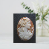 Victoriaans Cameo Post Card Briefkaart (Staand voorkant)