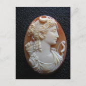 Victoriaans Cameo Post Card Briefkaart (Voorkant)