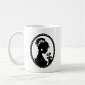 Victoriaans Cameo Silhouette Koffiemok (Links)