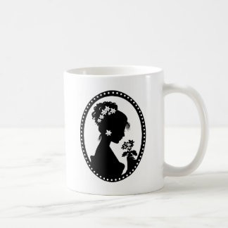 Victoriaans Cameo Silhouette Koffiemok