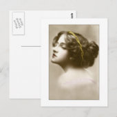 Victoriaans cameravoorstelling briefkaart (Voorkant / Achterkant)