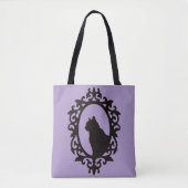 Victoriaans Cat Gothic Canvas tas (Voorkant)