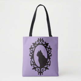 Victoriaans Cat Gothic Canvas tas