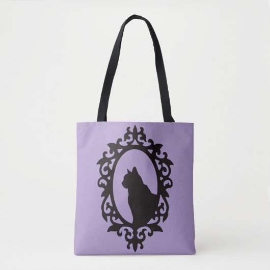 Victoriaans Cat Gothic Canvas tas (Voorkant)