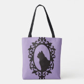 Victoriaans Cat Gothic Canvas tas (Achterkant)