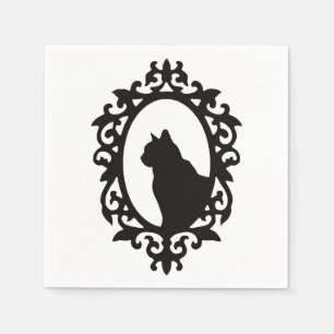 Victoriaans Cat Gothic Servet