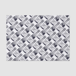 /Victoriaans champagne-flesgravering Tissuepapier