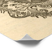 Victoriaans Cherub Art Print (Hoek)