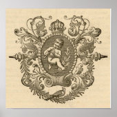  Victoriaans Cherub Art Print (Voorkant)