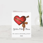 Victoriaans Cherub Note-kaarten Kaart (Achterkant)