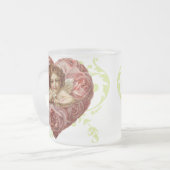 Victoriaans Cherub Valentijnse Mok (Voorkant links)