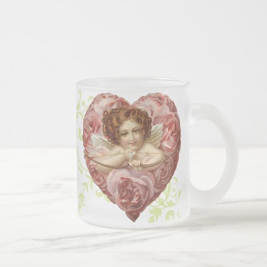 Victoriaans Cherub Valentijnse Mok (Rechts)