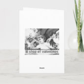 Victoriaans Cherubijnen en Kant Valentijn Feestdagen Kaart (Achterkant)