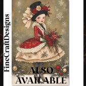  Victoriaans Chic Lady Mode BC8L Decoupage Tissuepapier