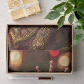 Victoriaans Chicken Red Kings Crown Decoupage Tissuepapier (Geschenk)