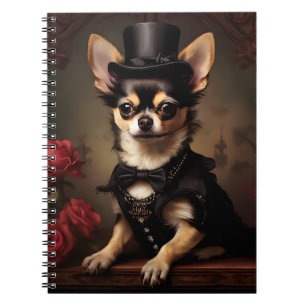 Victoriaans Chihuahua  Portret Notitieboek