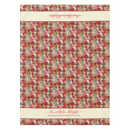 Victoriaans Chintzy Cherubs en Rozen  stijl Tafelkleed