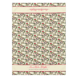 Victoriaans Chintzy Vogels en Rozen Stijl Tafelkleed