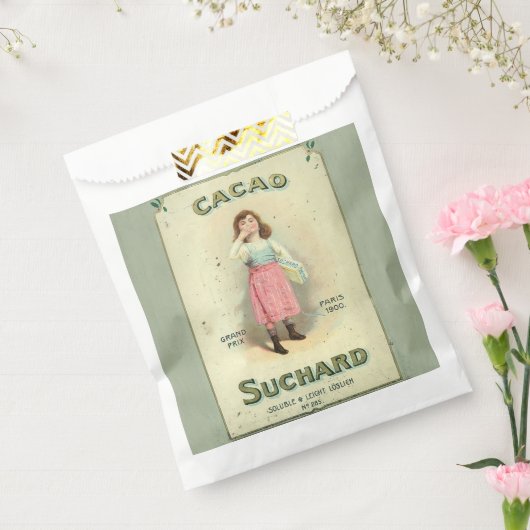 Victoriaans chocolade Kiss Girl Sugar Bedankzakje (Gezegeld)