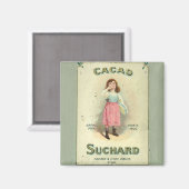 Victoriaans chocolade Kiss Girl Sugar Magneet (Voorkant / Achterkant)